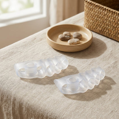 Toesoothe™ Silicone Big Toe Corrector, styled close view