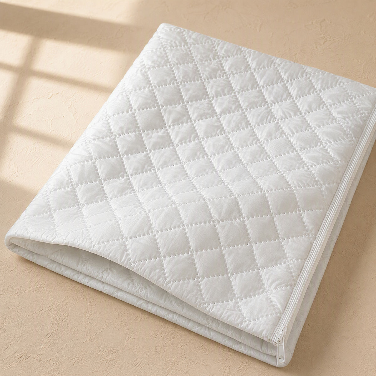 Puffwrap™ Polyester Pillow Inner Cover, material and detail close-up