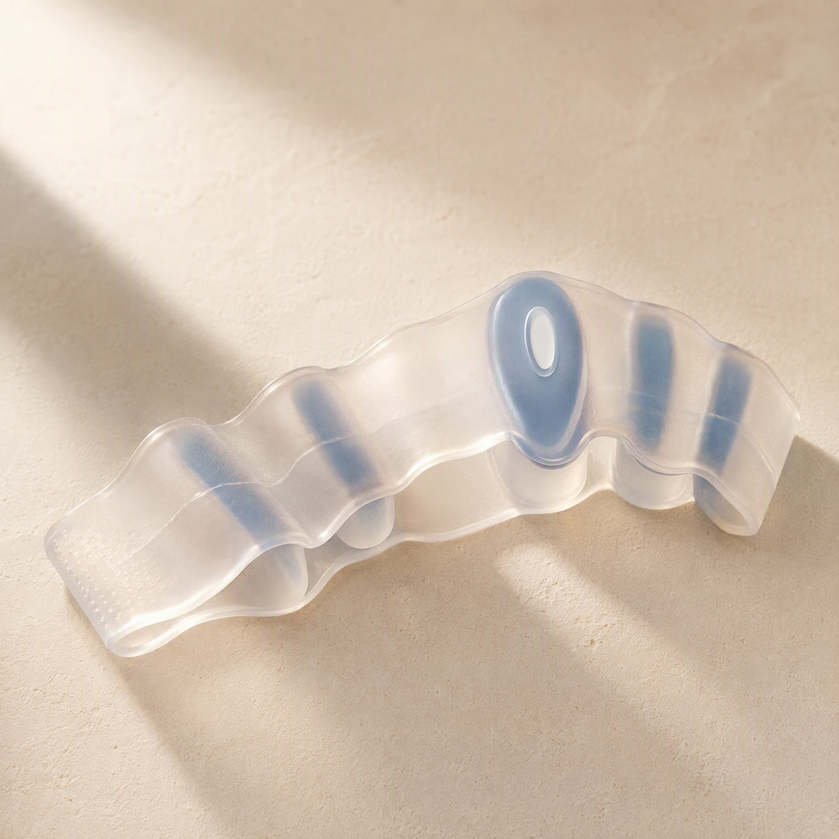 Toefree™ Silicone Five-Hole Toe Separator, material and detail close-up