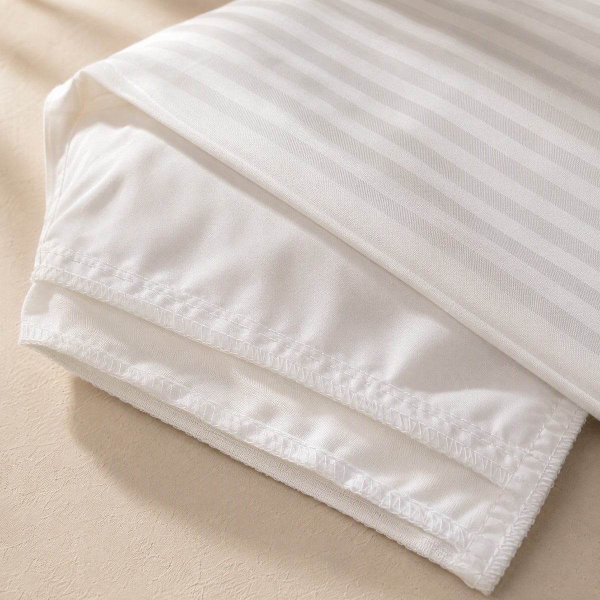 Cotloft™ Cotton Pillow Insert Cover, material and detail close-up