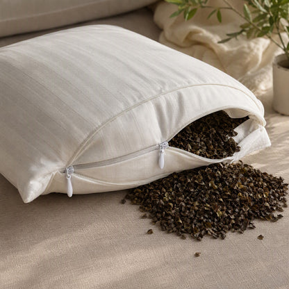Cotloft™ Cotton Pillow Insert Cover, styled close view