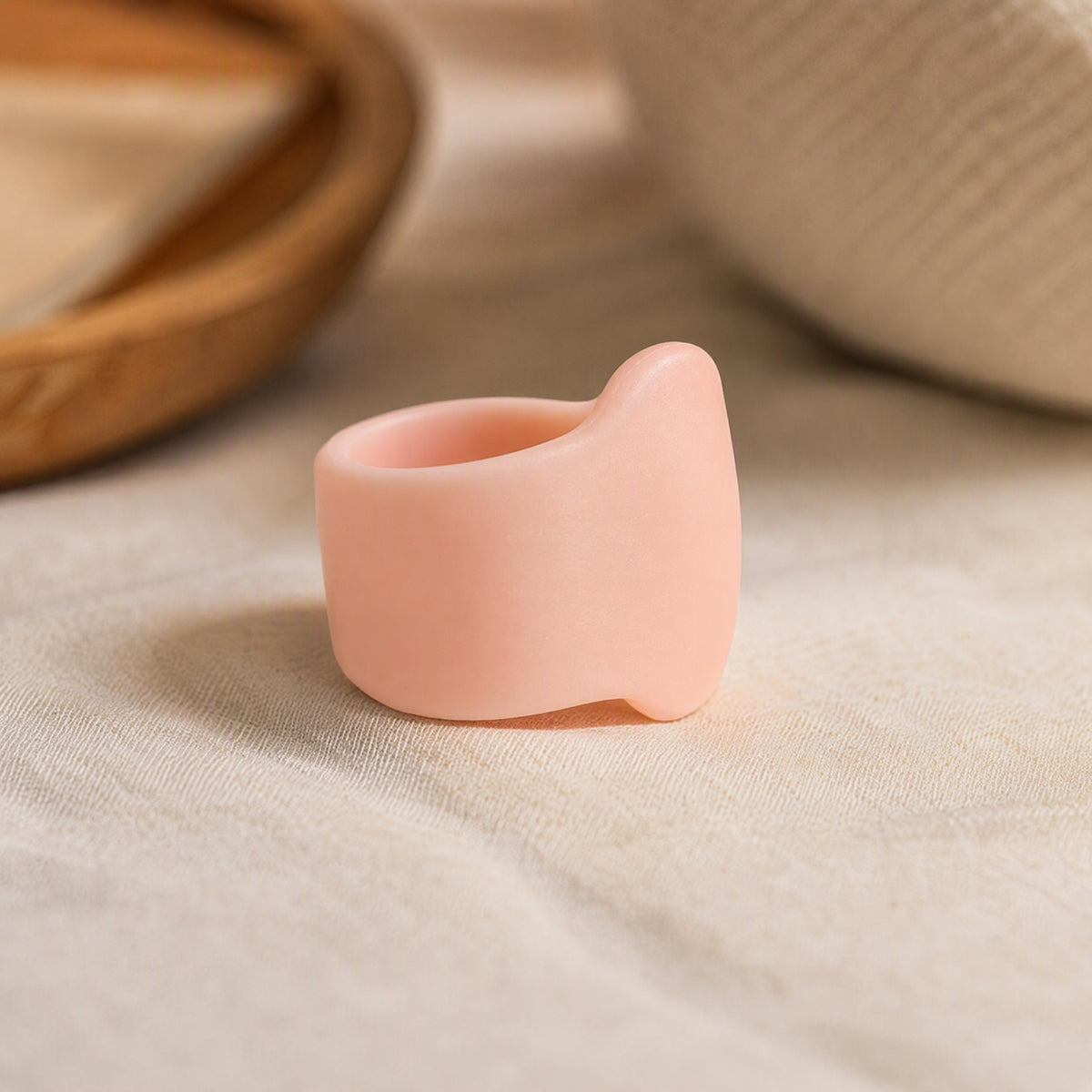 Toehalo™ Silicone Big Toe Separator Ring, styled close view