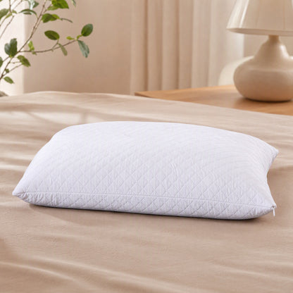 Coreveil™ Pillow Core Dustproof Liner Cover, styled close view