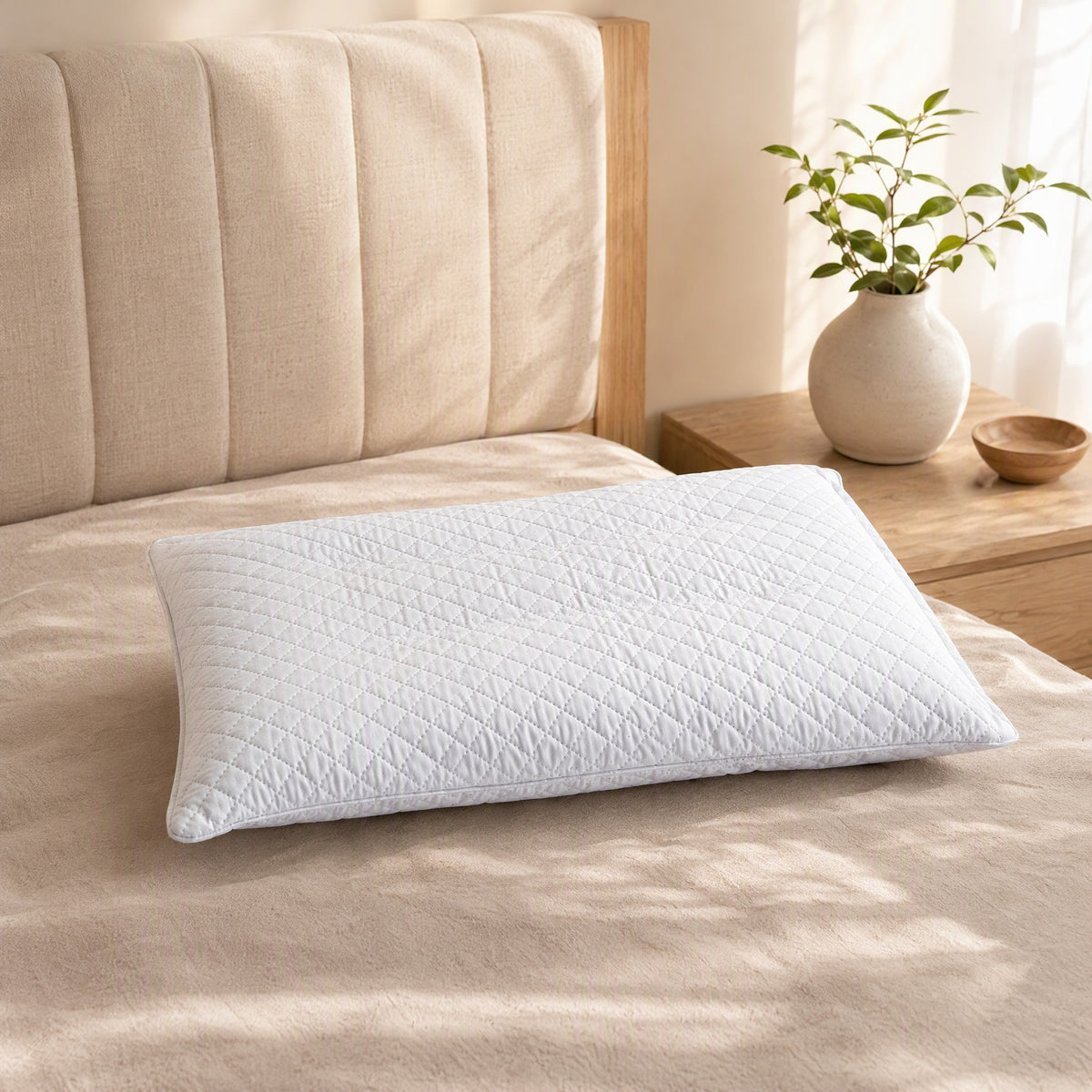 Coretuck™ Polyester Pillow Inner Liner Case in a calm home setting