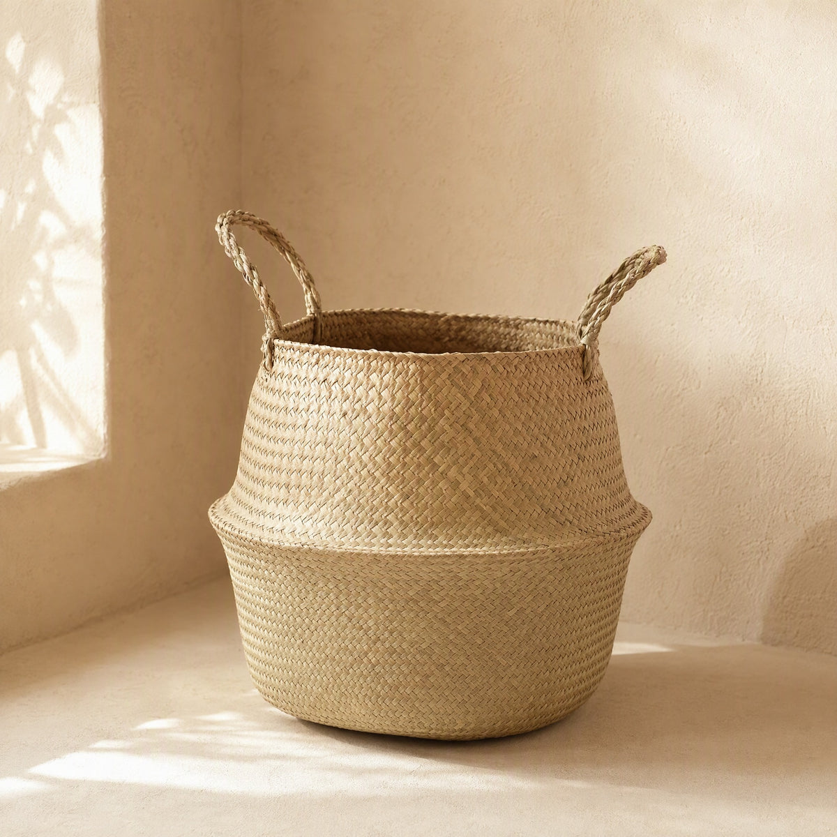 Strawnest™ Straw Woven Flower Pot Basket