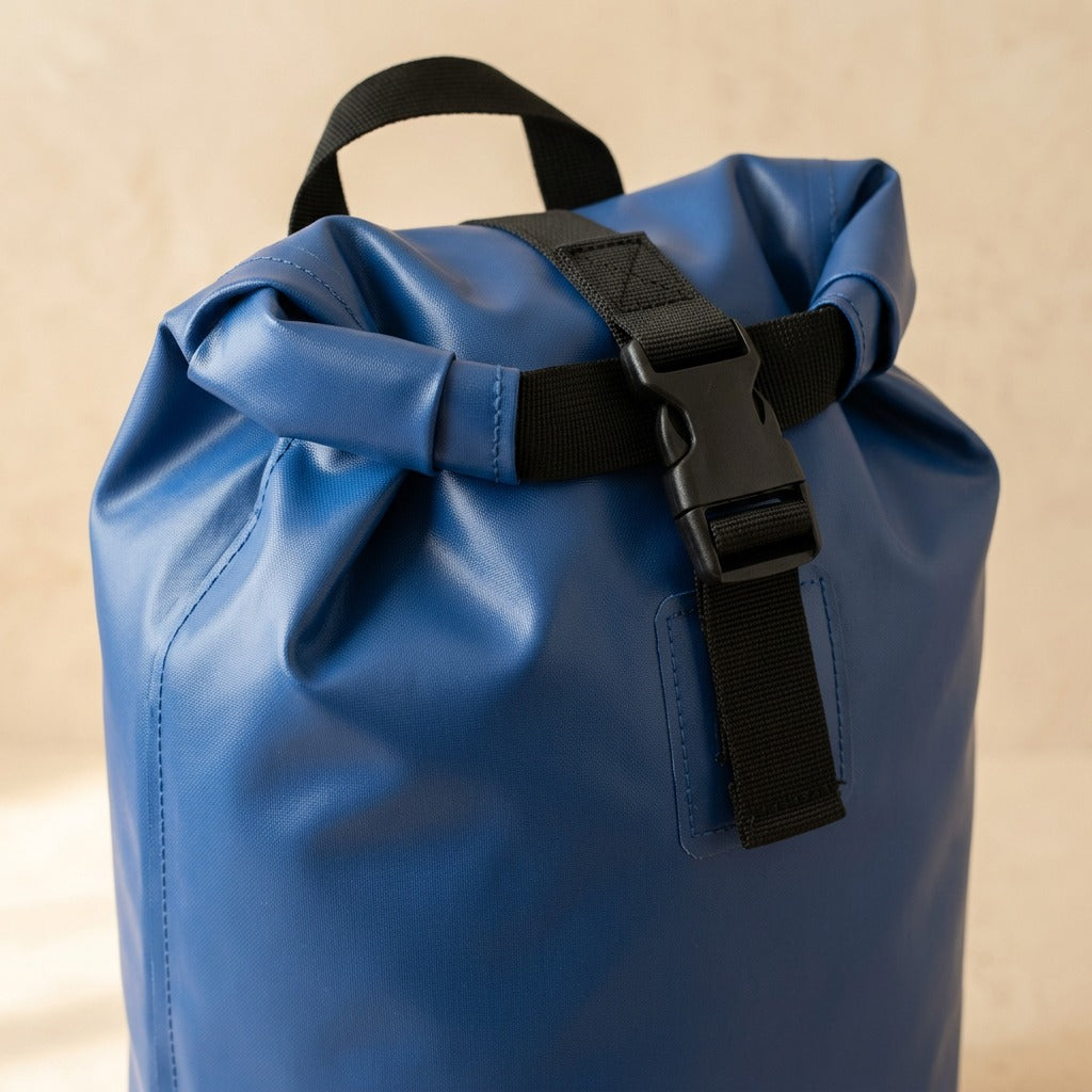 Shoreseal™ PVC Waterproof Beach Bag, material and detail close-up