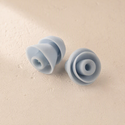 Silkquiet™ Soft Silicone Soundproof Earplugs, material and detail close-up