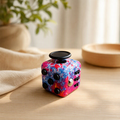 Twistcube™ Six-Sided Fidget Cube Toy in a calm home setting