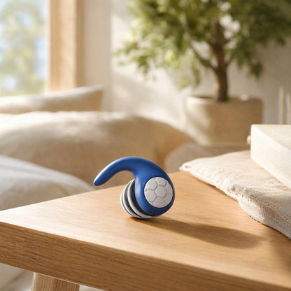 Quietnest™ Silicone Noise Reduction Earplugs in a calm home setting