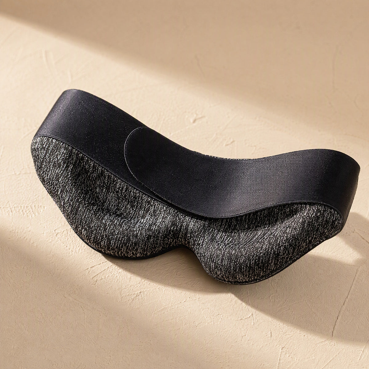 Dreamdome™ 3D Polyester Sleep Mask, material and detail close-up