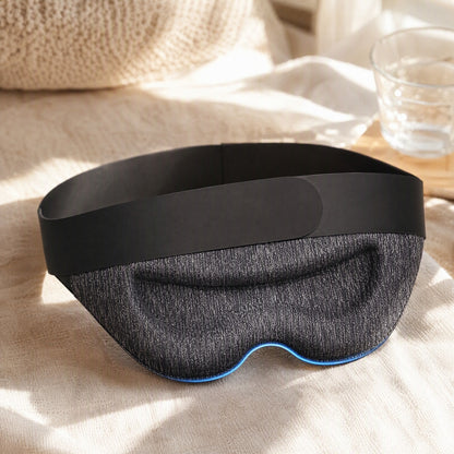 Dreamdome™ 3D Polyester Sleep Mask, styled close view