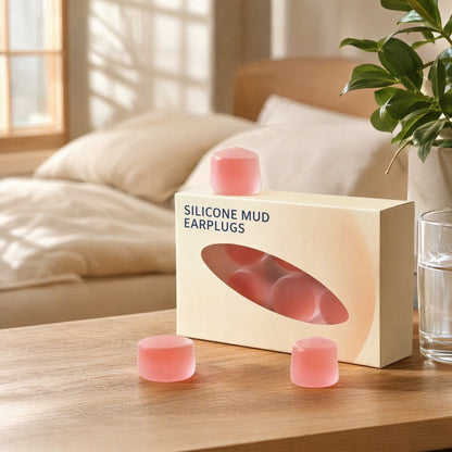 Softseal™ Silicone Moldable Earplugs in a calm home setting