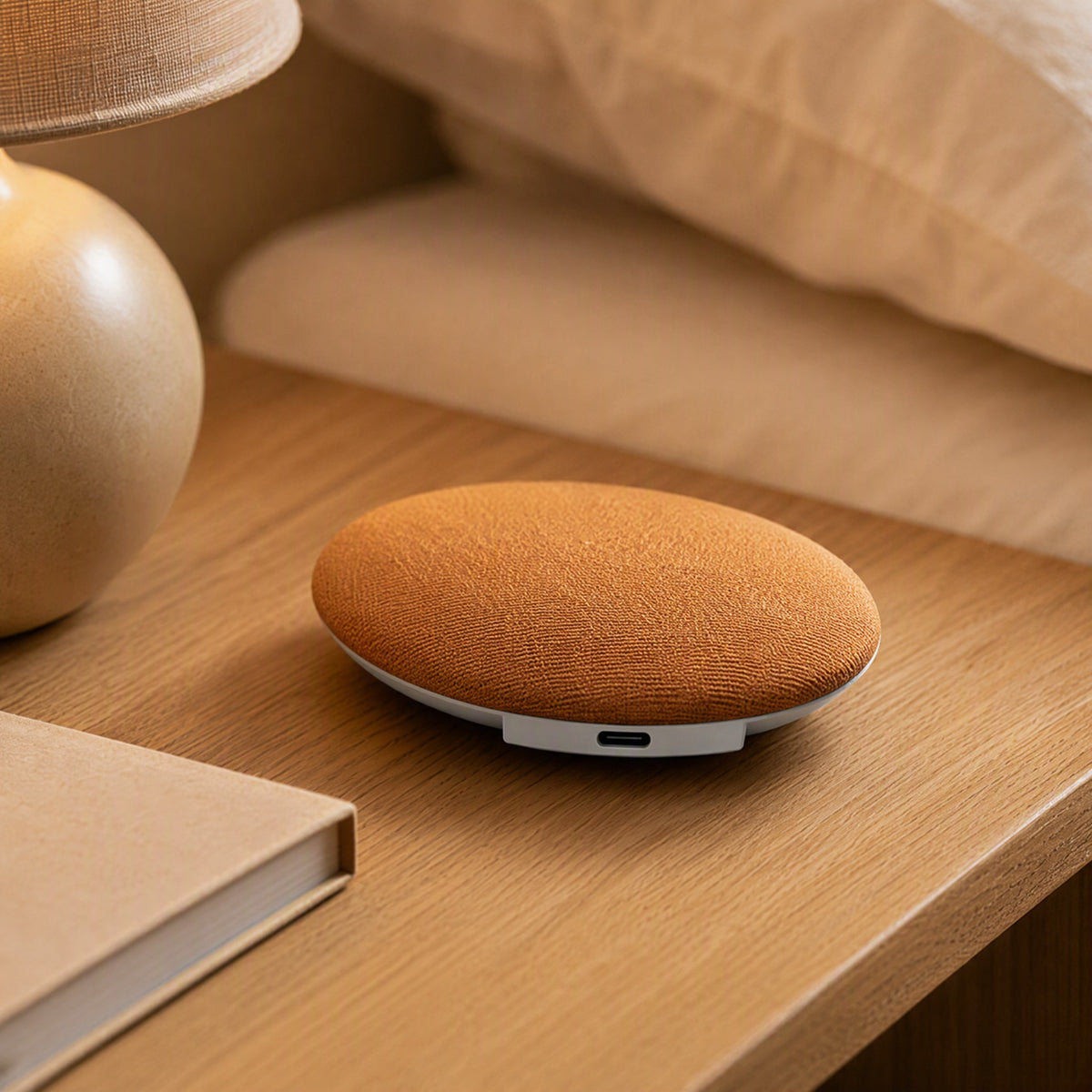 Dreamdisc™ White Noise Bluetooth Speaker Disc, styled close view