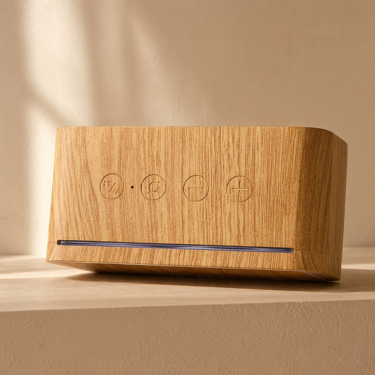 Framehum™ Bluetooth White Noise Speaker With Photo Frame, material and detail close-up