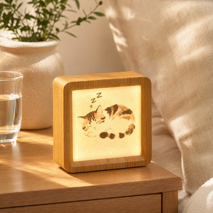 Framehum™ Bluetooth White Noise Speaker With Photo Frame in a calm home setting