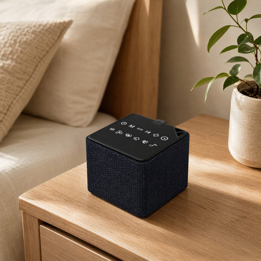 Drifthum™ White Noise Bluetooth Speaker in a calm home setting