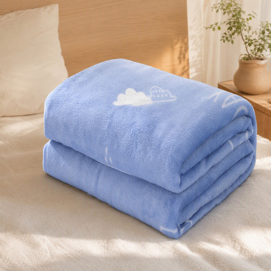 Fleecenap™ Coral Fleece Blanket in a calm home setting