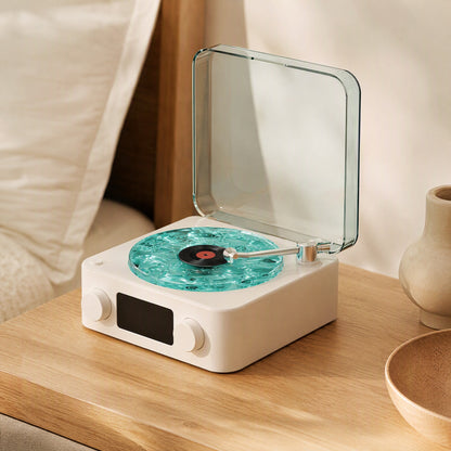 Quietdisc™ White Noise Bluetooth CD Player, styled close view