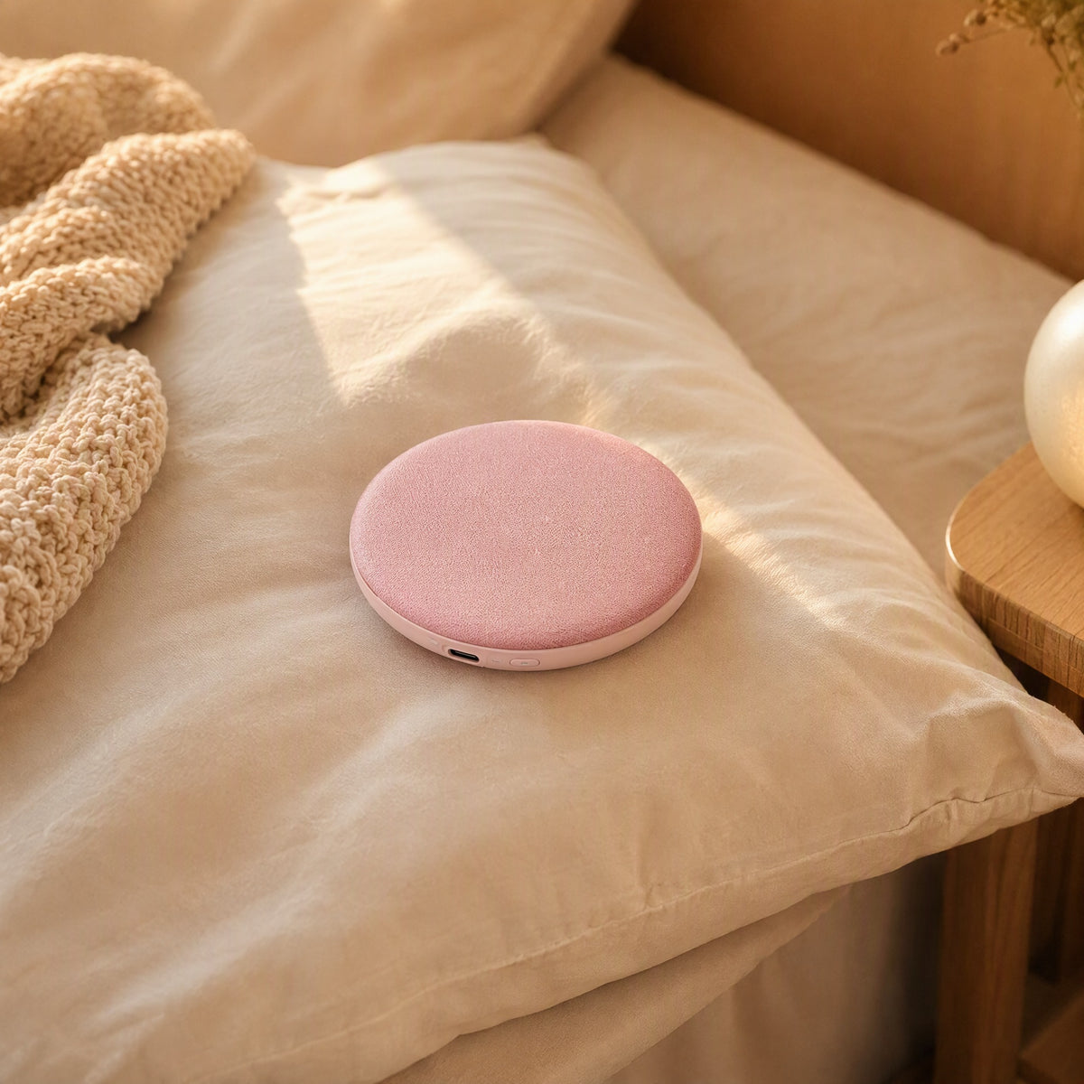 Driftpod™ Bluetooth White Noise Mini Speaker, styled close view