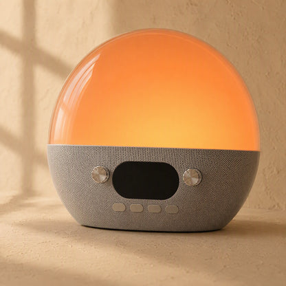 Mornrise™ Sunrise Wake-Up Alarm Clock, material and detail close-up