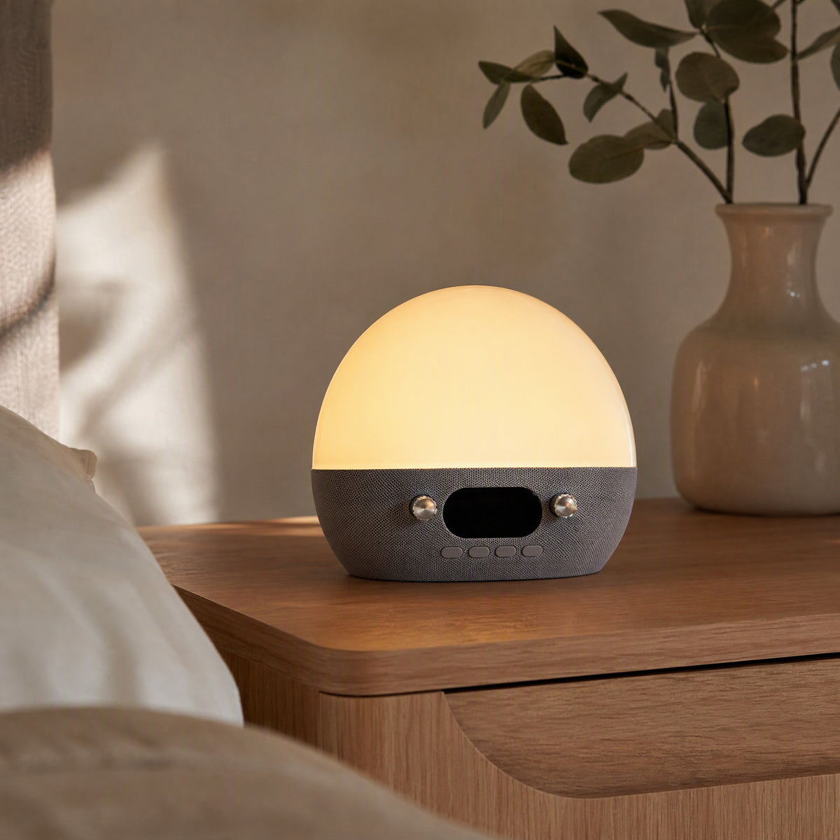 Mornrise™ Sunrise Wake-Up Alarm Clock, styled close view