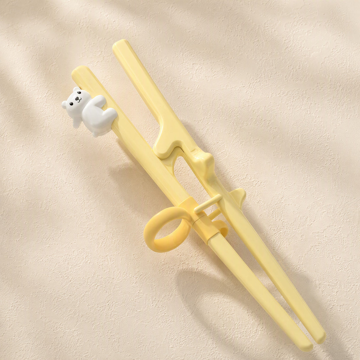 Pinchpath™ Plastic Training Chopsticks, material and detail close-up