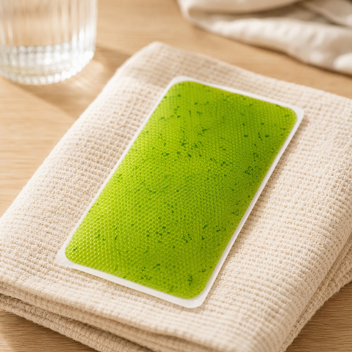 Coolmend™ Hydrogel Cooling Patch, styled close view