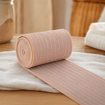 Stretchweft™ Polyester High Elastic Ribbon Webbing, styled close view