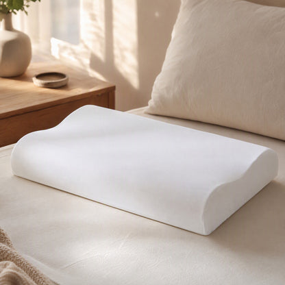 Softreturn™ Slow Rebound Memory Foam Pillow, styled close view