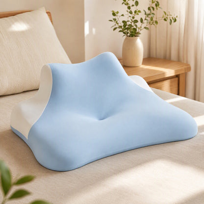 Pageloft™ Memory Foam Reading Pillow in a calm home setting