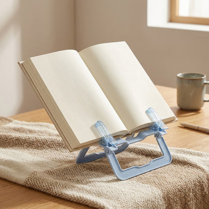 Pagepin™ Transparent Book Holder Clip, styled close view