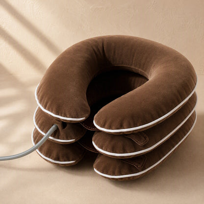 Cloudneck™ Inflatable Velvet Neck Support Pillow, material and detail close-up