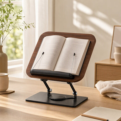 Readprop™ Desktop Reading Book Stand in a calm home setting