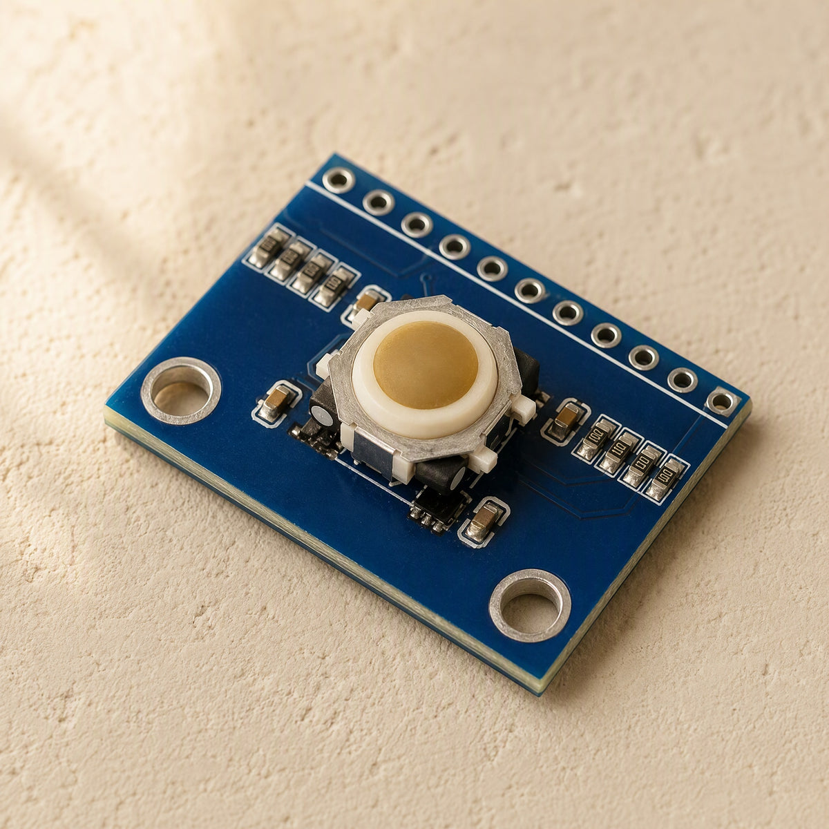 Rollsense™ 360° Trackball Sensor Module, material and detail close-up