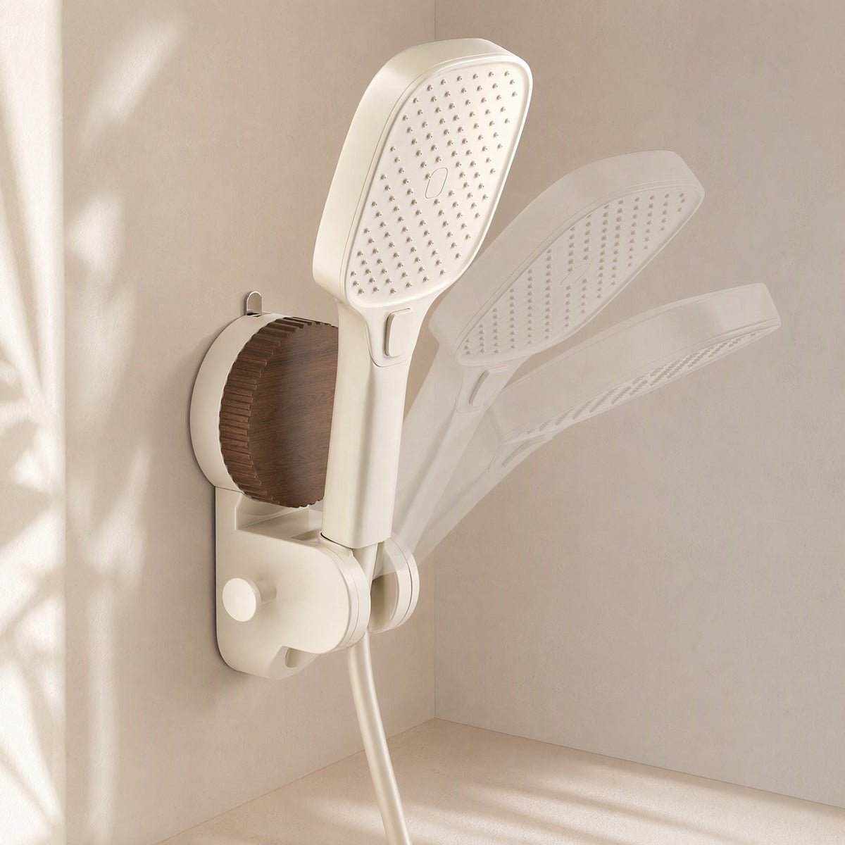 Tiltcling™ Adjustable-Angle Suction Cup Shower Holder
