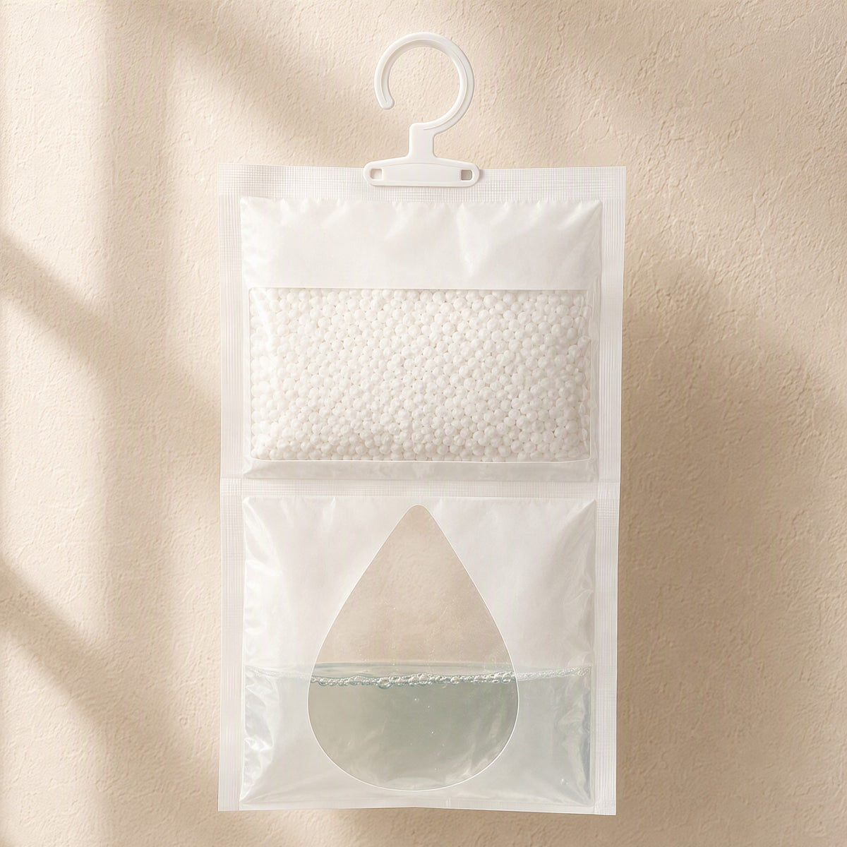 Moistwick™ 230g Hangable Dehumidification Bag, material and detail close-up