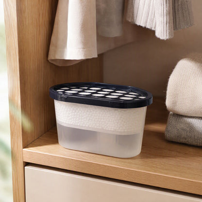 Closetdry™ Unscented Wardrobe Moisture Absorber Box, styled close view