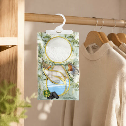 Hangdry™ Hangable 100g Dehumidification Bag, styled close view