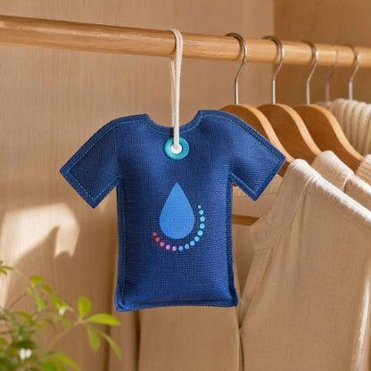Silidry™ Silica Gel Dehumidification Bag in a calm home setting