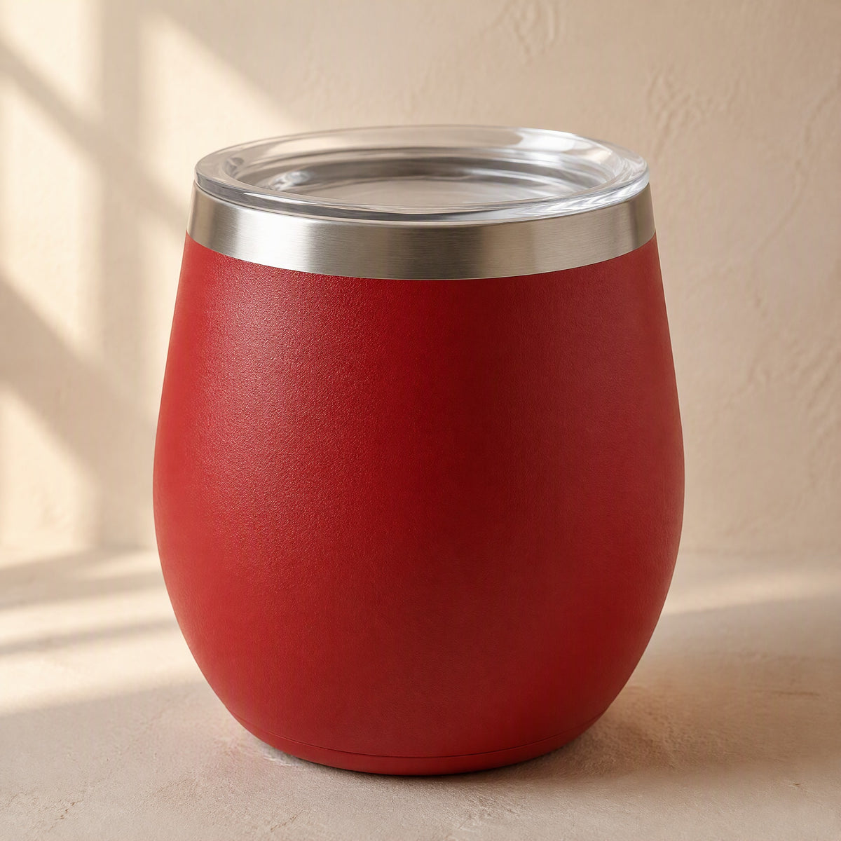 Winecurve™ Big Belly Eggshell Wine Cup, material and detail close-up