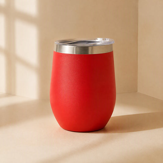 Winecurve™ Big Belly Eggshell Wine Cup