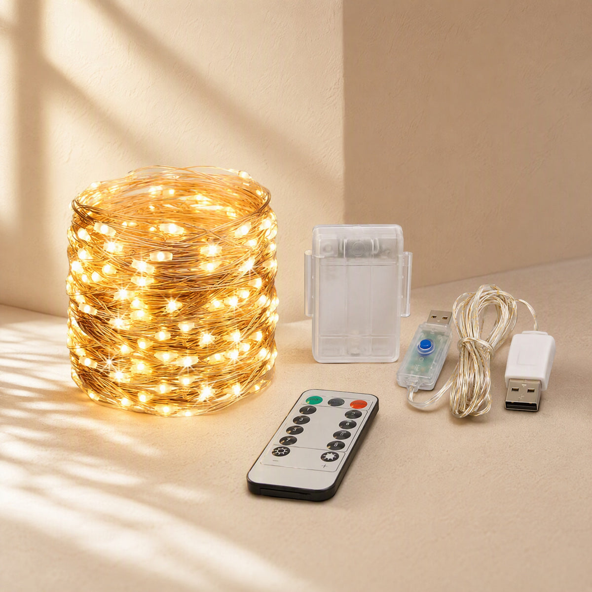 Plugglint™ USB Copper Wire String Lights