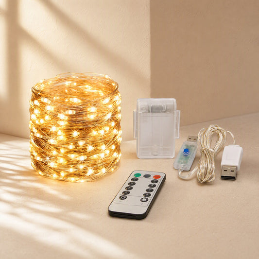 Plugglint™ USB Copper Wire String Lights