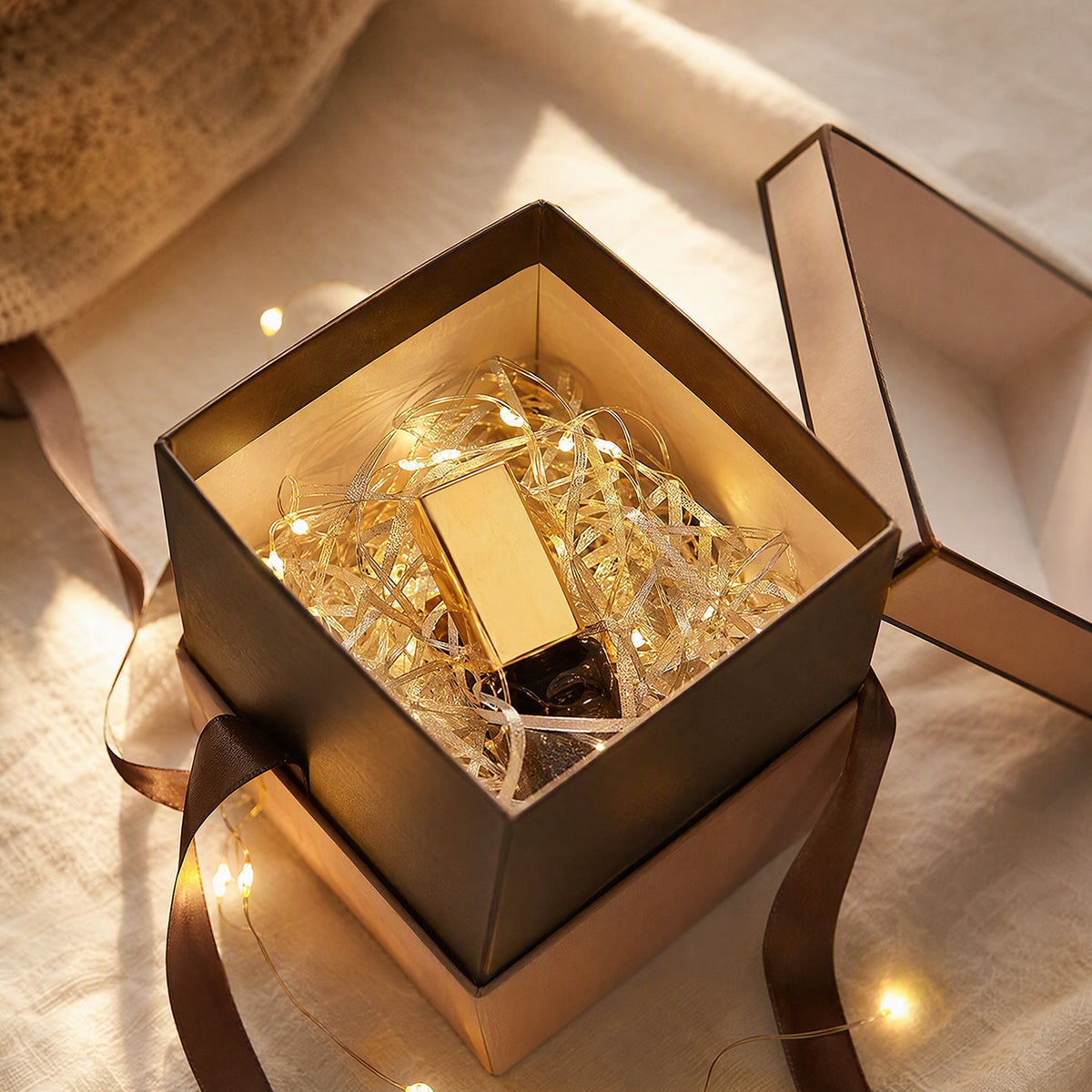 Bloomlit™ LED Bouquet String Lights, styled close view