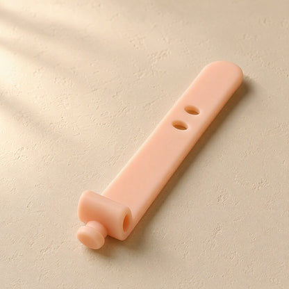 Dataloom™ TPE Data Cable Organizer, material and detail close-up
