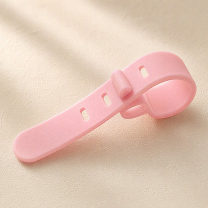 Silituck™ Silicone Cable Tie Organizer, material and detail close-up
