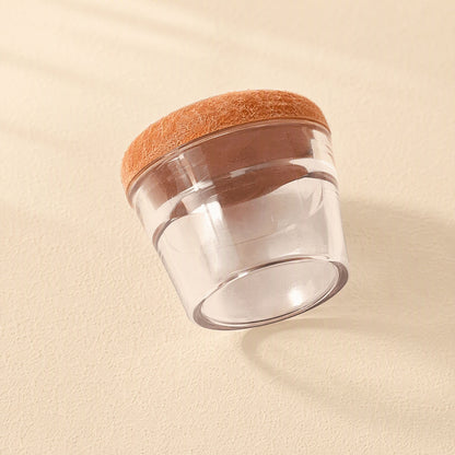 Legcush™ Round TPR Chair Leg Covers, material and detail close-up