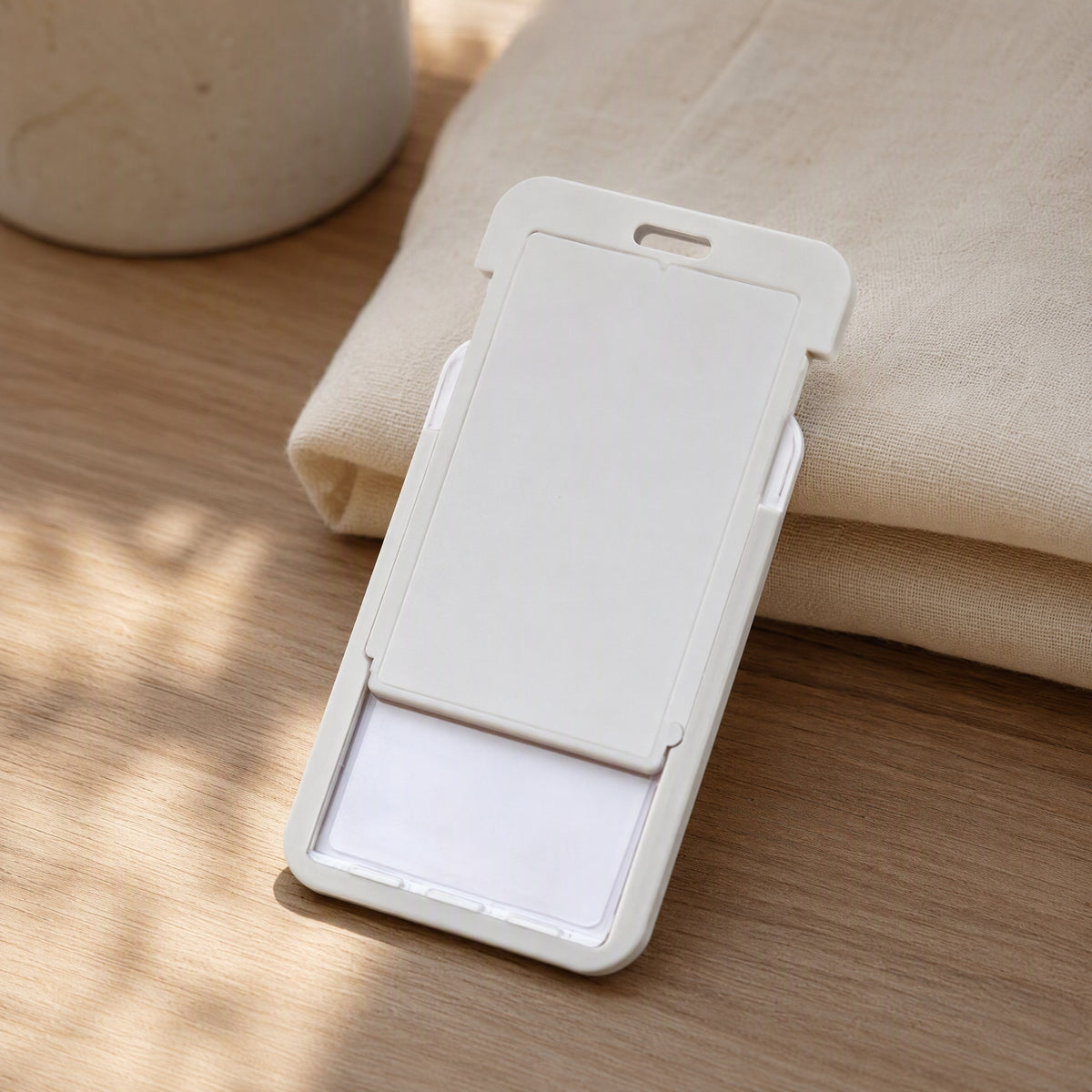 Badgeclip™ ABS Plastic Badge Holder, styled close view