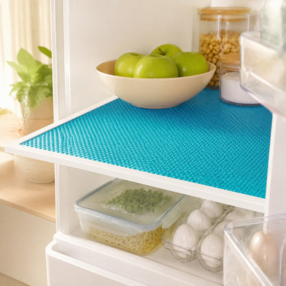 Chillmat™ EVA Waterproof Refrigerator Mat in a calm home setting