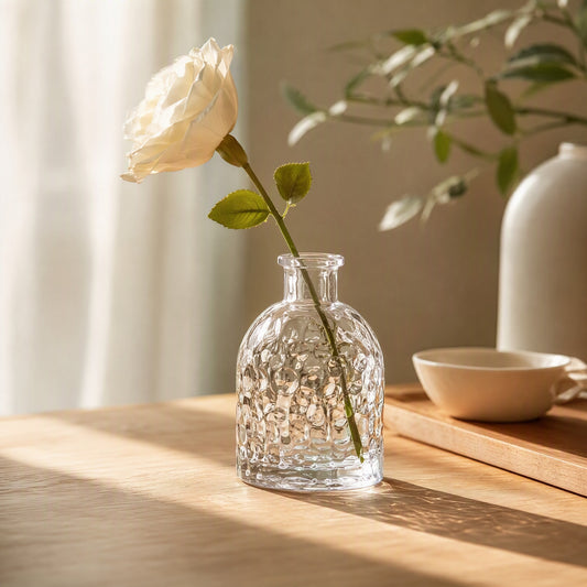 Vaseglow™ Glass Vase Home Decoration in a calm home setting